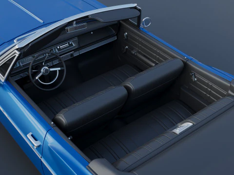 Chevrolet Impala Convertible 1966 3D Print Model
