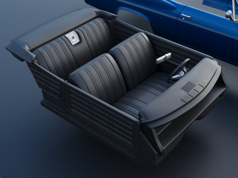 Chevrolet Impala Convertible 1966 Model do druku 3D
