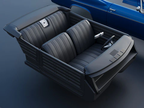 Chevrolet Impala Convertible 1966 3D Print Model