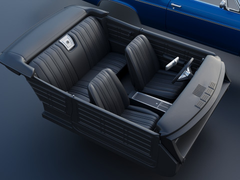 Chevrolet Impala Convertible 1966 Model do druku 3D