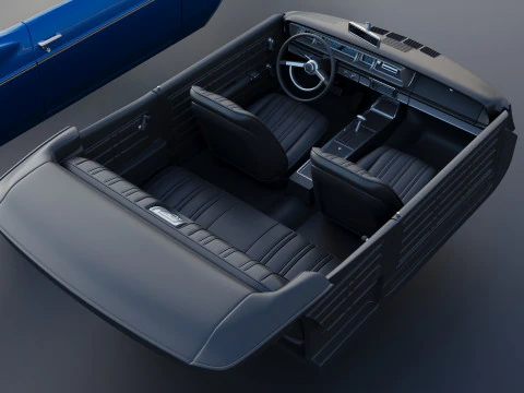 Chevrolet Impala Convertible 1966 3D Print Model