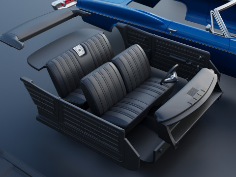 Chevrolet Impala Convertible 1966 Model do druku 3D