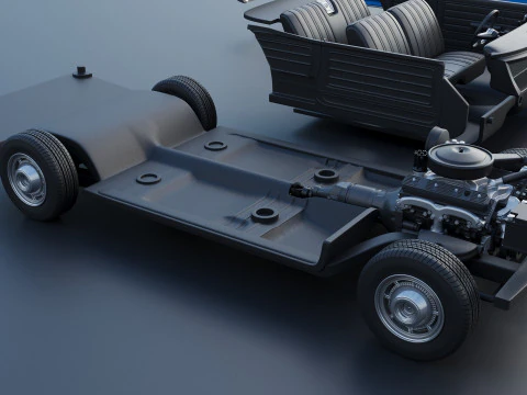Chevrolet Impala Convertible 1966 3D Print Model