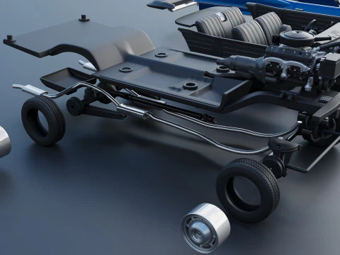Chevrolet Impala Convertible 1966 3D Print Model