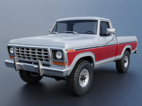 Camioncino F-150 1978 Modello di stampa 3D