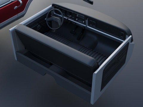 Pickup Truck F-150 1978 Modèles 3D en vedette