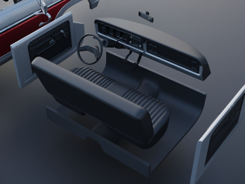 Pickup Truck F-150 1978 Modèles 3D en vedette