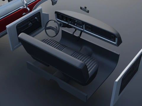 Pickup Truck F-150 1978 3D Print Model