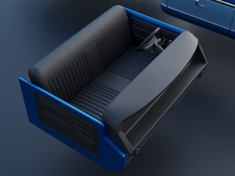 Pickup Truck F-150 1979 Model Cetak 3D