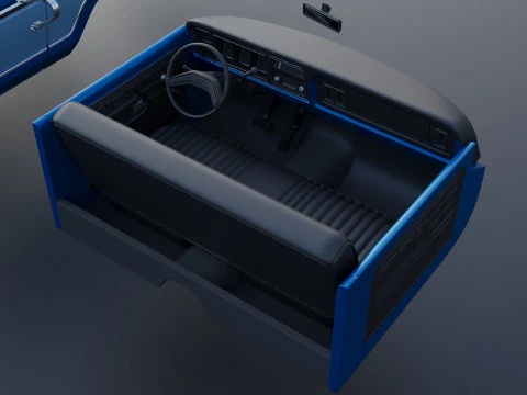Pickup Truck F-150 1979 3D Print Model