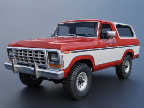 Bronco 1979 Modelo de Impressão 3D