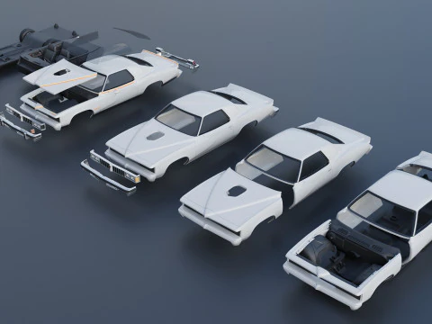 Pontiac Can Am 1977 3D Print Model