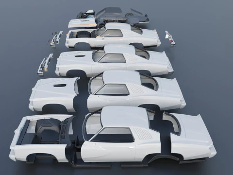 Pontiac Can Am 1977 3D Print Model
