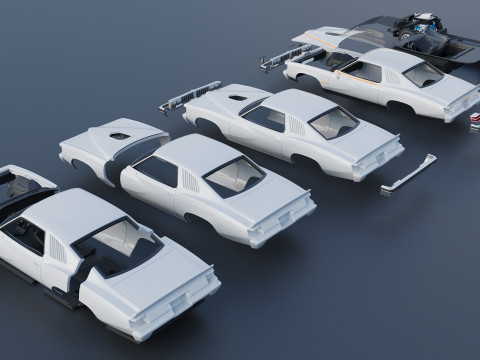 Pontiac Can Am 1977 3D-printmodel