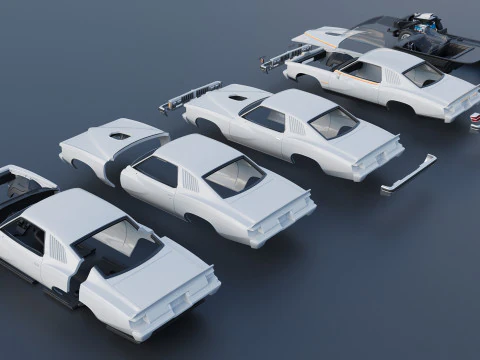 Pontiac Can Am 1977 3D Print Model