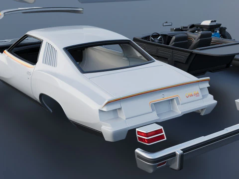 Pontiac Can Am 1977 3D Print Model