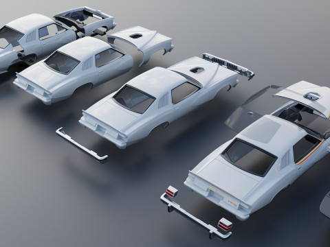 Pontiac Can Am 1977 3D-printmodel