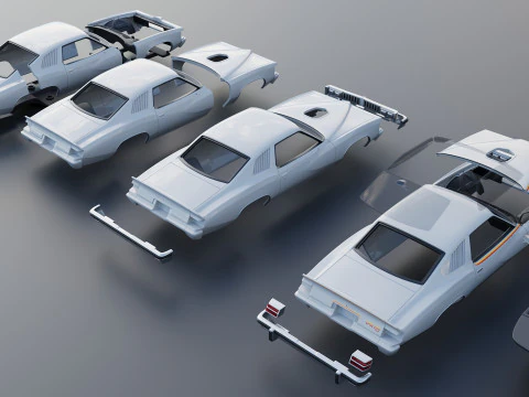 Pontiac Can Am 1977 3D Print Model