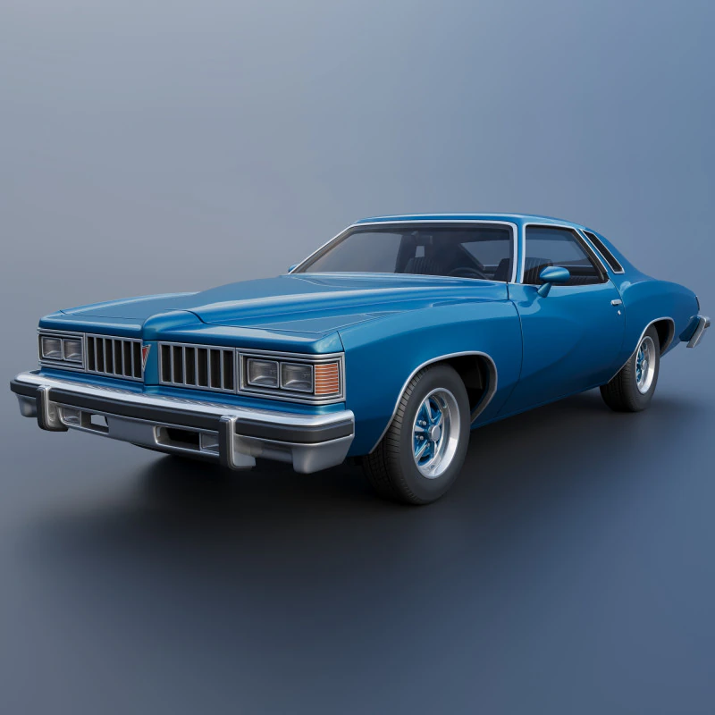 Pontiac Le Mans 1977 Modelo de Impressão 3D .c4d .max .obj .3ds .fbx .stl .blend