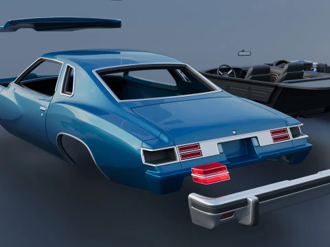 Pontiac Le Mans 1977 Modelo de Impressão 3D