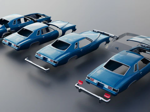 Pontiac Le Mans 1977 Modelo de Impressão 3D