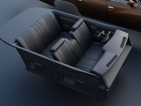 Pontiac LeMans 4 Door Modèles 3D en vedette