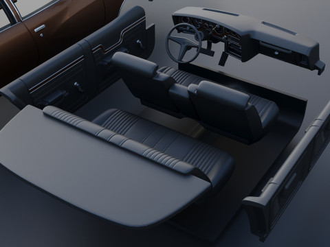 Pontiac LeMans 4 Door Modèles 3D en vedette