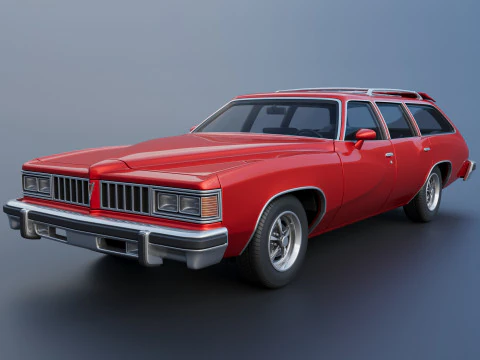 Pontiac LeMans Safari Wagon 1977 Modelo de impresión 3D