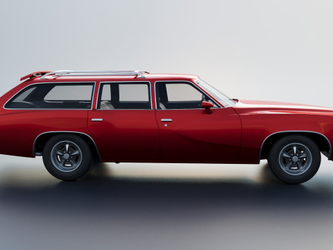 Pontiac LeMans Safari Wagon 1977 Model Cetak 3D