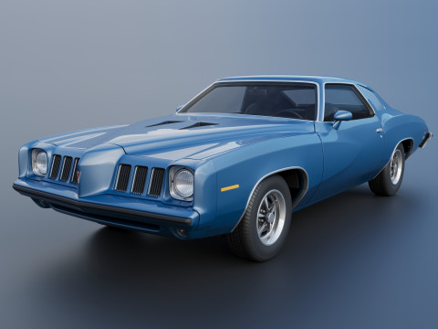 Pontiac Grand Am 1973 3Dプリントモデル