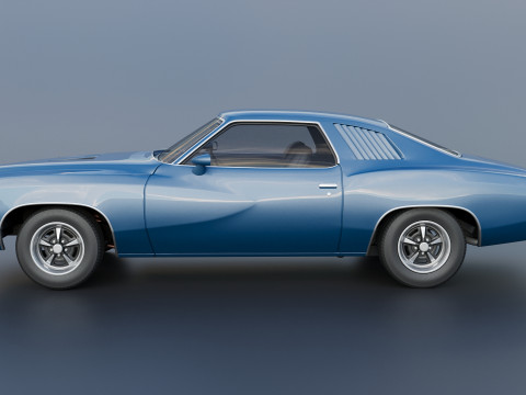 Pontiac Grand Am 1973 3Dプリントモデル
