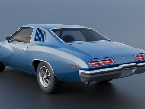 Pontiac Grand Am 1973 3Dプリントモデル