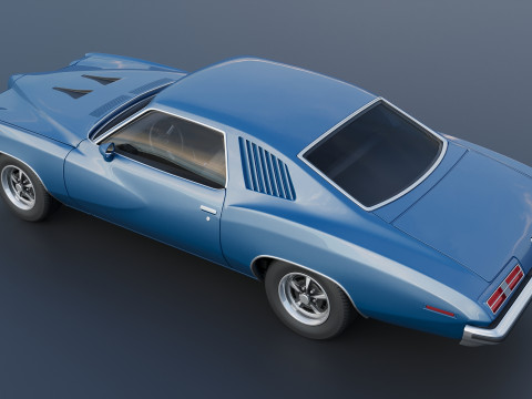 Pontiac Grand Am 1973 3Dプリントモデル