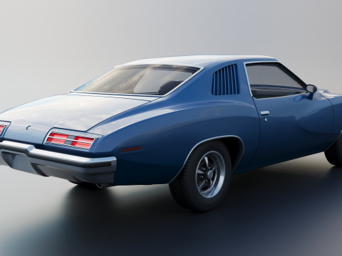 Pontiac Grand Am 1973 3Dプリントモデル