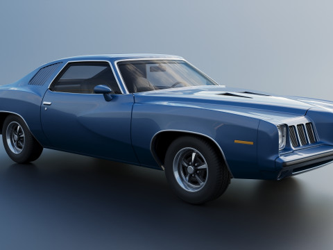 Pontiac Grand Am 1973 3Dプリントモデル