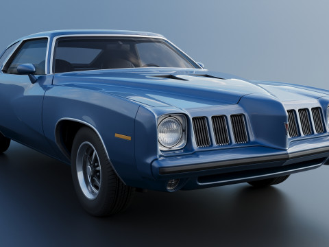 Pontiac Grand Am 1973 3Dプリントモデル