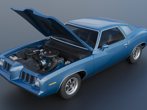 Pontiac Grand Am 1973 3Dプリントモデル