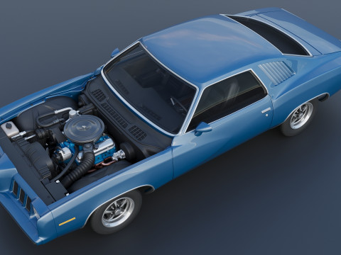 Pontiac Grand Am 1973 3Dプリントモデル