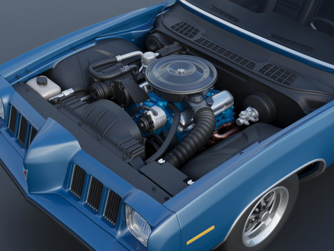 Pontiac Grand Am 1973 3Dプリントモデル