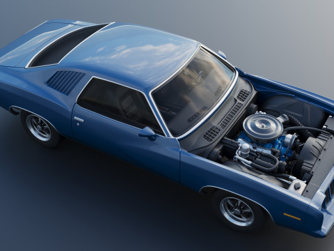 Pontiac Grand Am 1973 3Dプリントモデル
