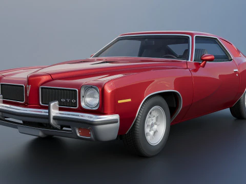 Pontiac GTO 1973 3D Print Model