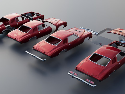 Pontiac GTO 1973 Modelo de impresión 3D