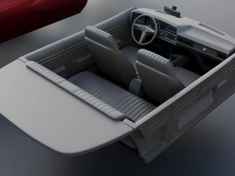 Pontiac GTO 1973 3D Print Model