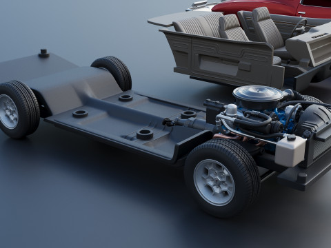 Pontiac GTO 1973 Modelo de impresión 3D