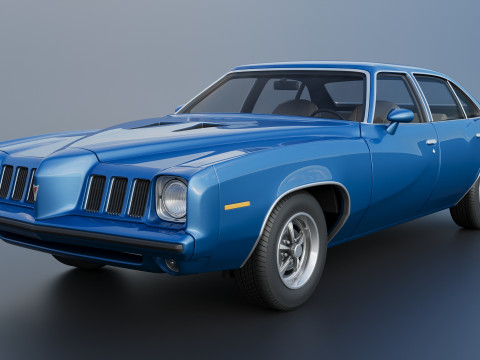 Pontiac Grand Am 4 Door 1973 3D 打印模型