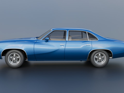 Pontiac Grand Am 4 Door 1973 3D 打印模型