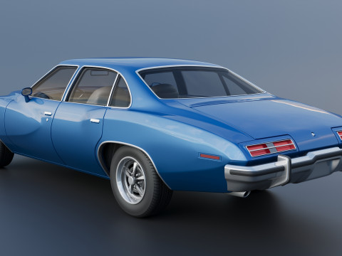 Pontiac Grand Am 4 Door 1973 3D 打印模型