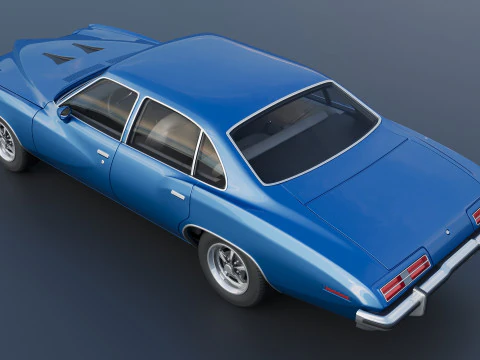 Pontiac Grand Am 4 Door 1973 3D Print Model
