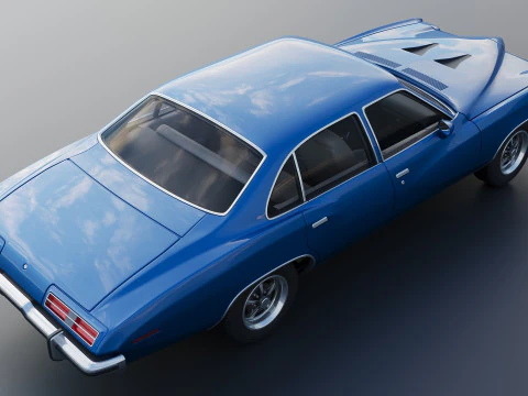 Pontiac Grand Am 4 Door 1973 3D Print Model