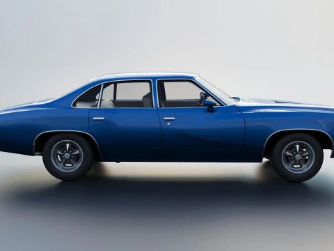Pontiac Grand Am 4 Door 1973 3D Print Model